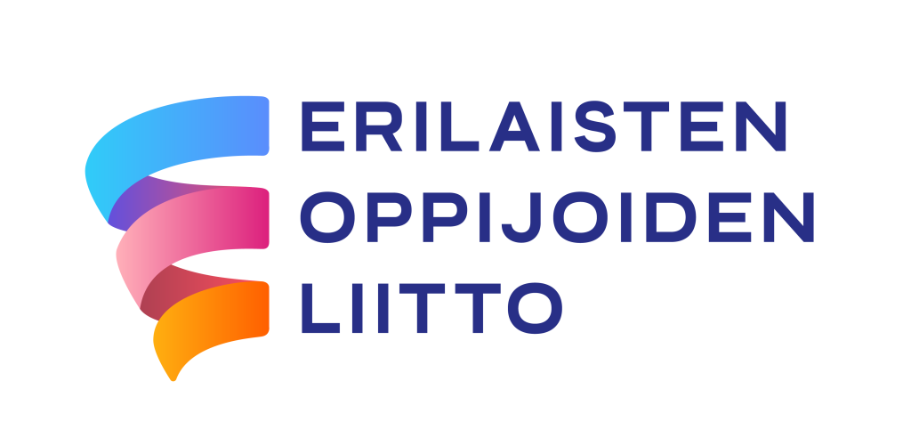 Erilaisten oppijoiden liiton logo.